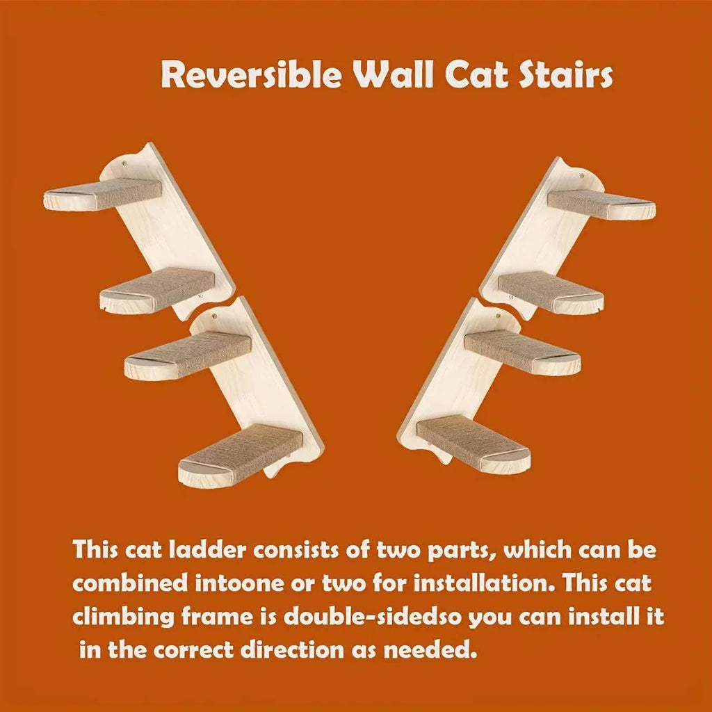 Wooden cat climbing frame