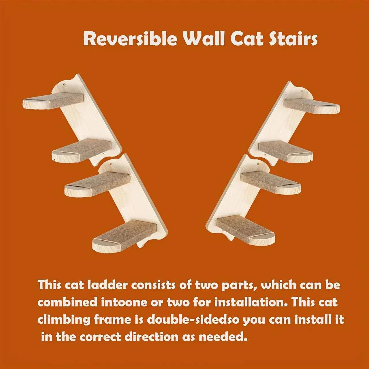 Wooden cat climbing frame