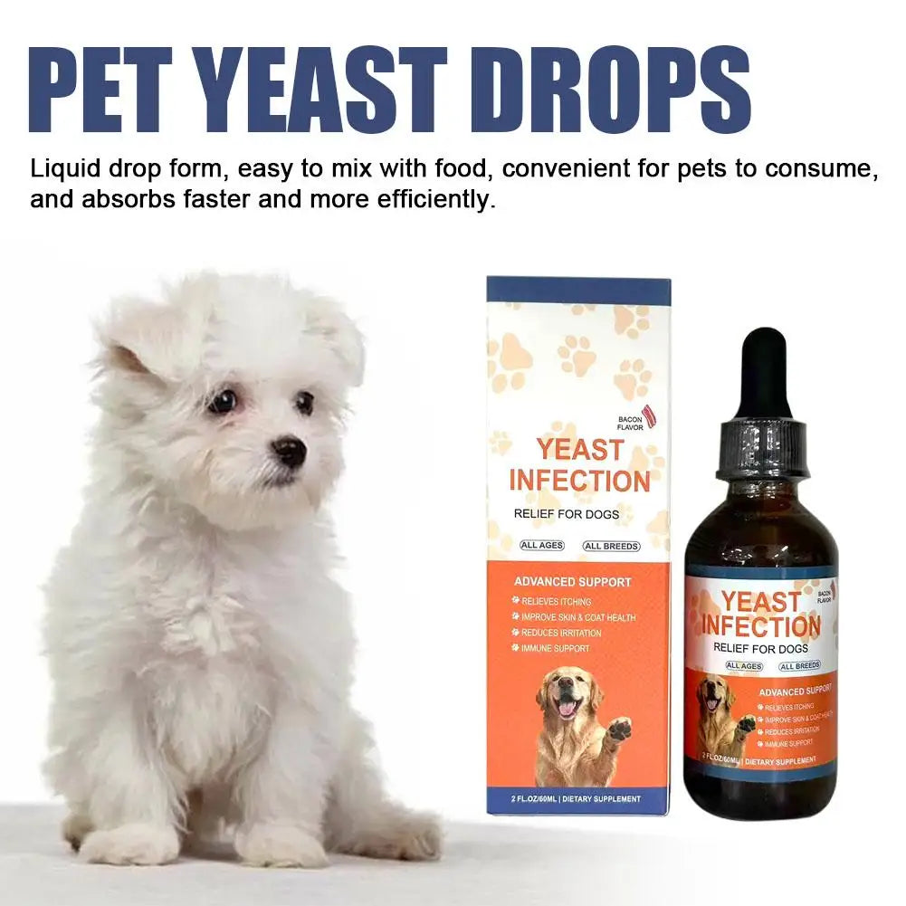 3pcs(Buy 2 Get 1 Free)Pet Yeast Probiotic Drops - Gut Health Supplement