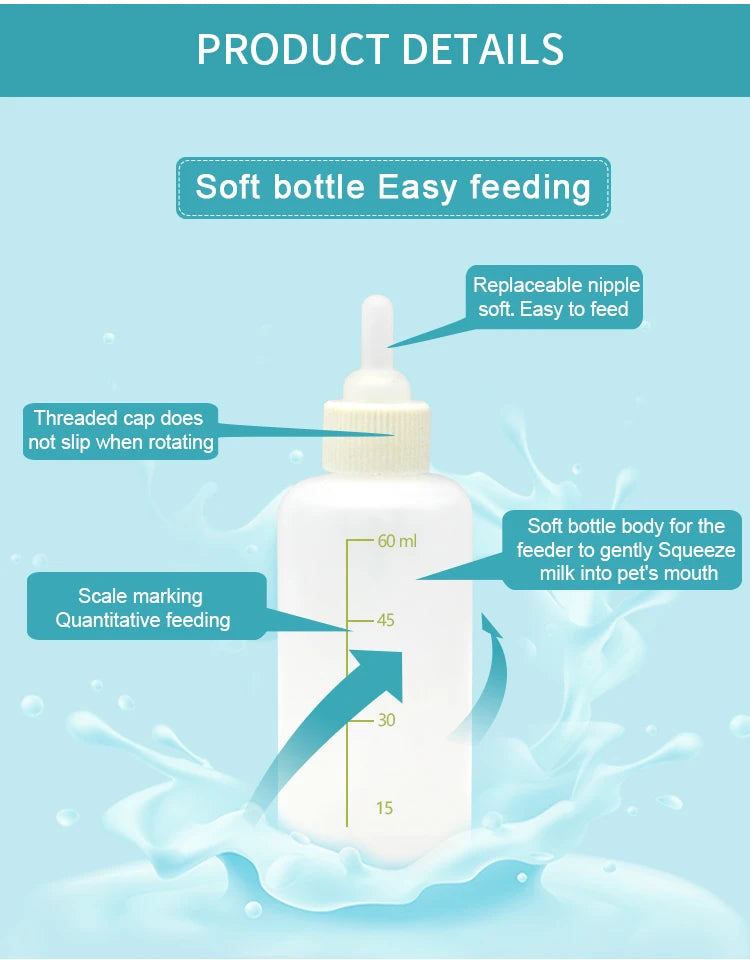 Pet Feeding Bottle Dog Puppy Newborn Dog