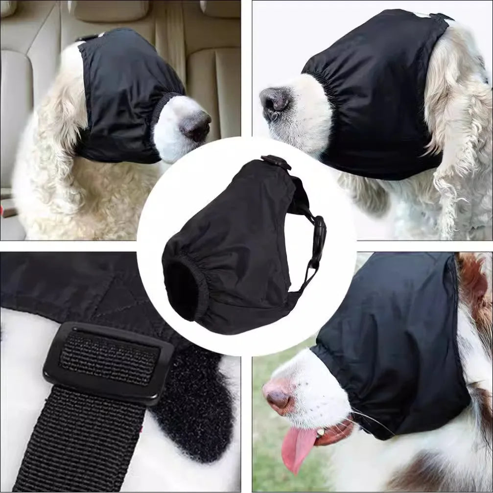 Pet Supplies Dog Outdoor Light-blocking Anti-excitement Pressure-reducing Hood Dog Motion Sickness Stabilizing Eye Mask Beauty