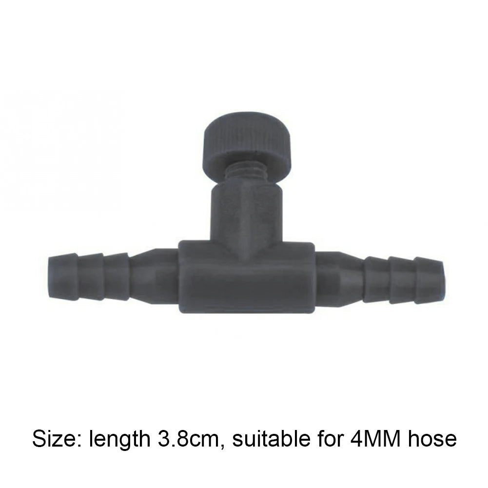 Oxygenated Pump Valve Aquarium Fish Container Air Regulate Valve Switch for 4mm Pipe Fish Pet Airline Pipe Kits