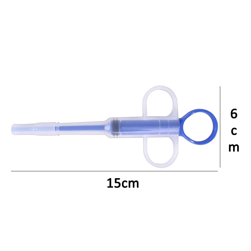 Pet Medicine Dispenser Cat Tablet Syringe Feeder Soft Tip Multi-Purpose Feeder