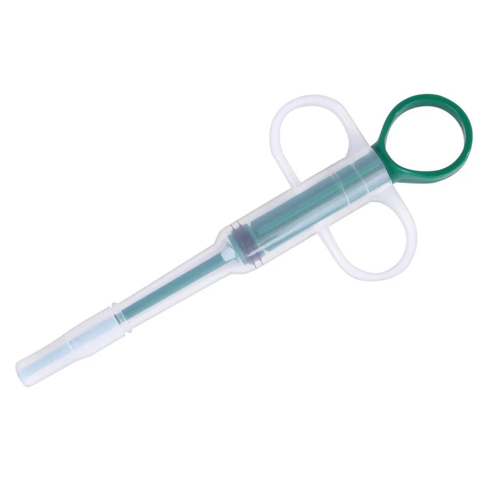 Pet Medicine Dispenser Cat Tablet Syringe Feeder Soft Tip Multi-Purpose Feeder