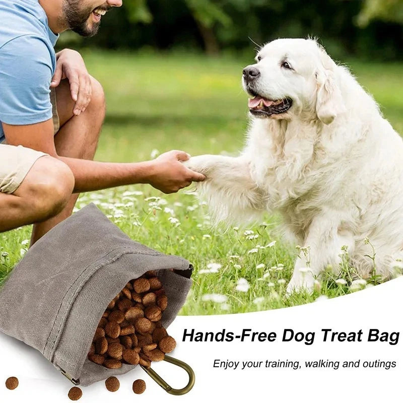 Dog Training Snack Bag Outdoor Travel Dog Food Storage Container