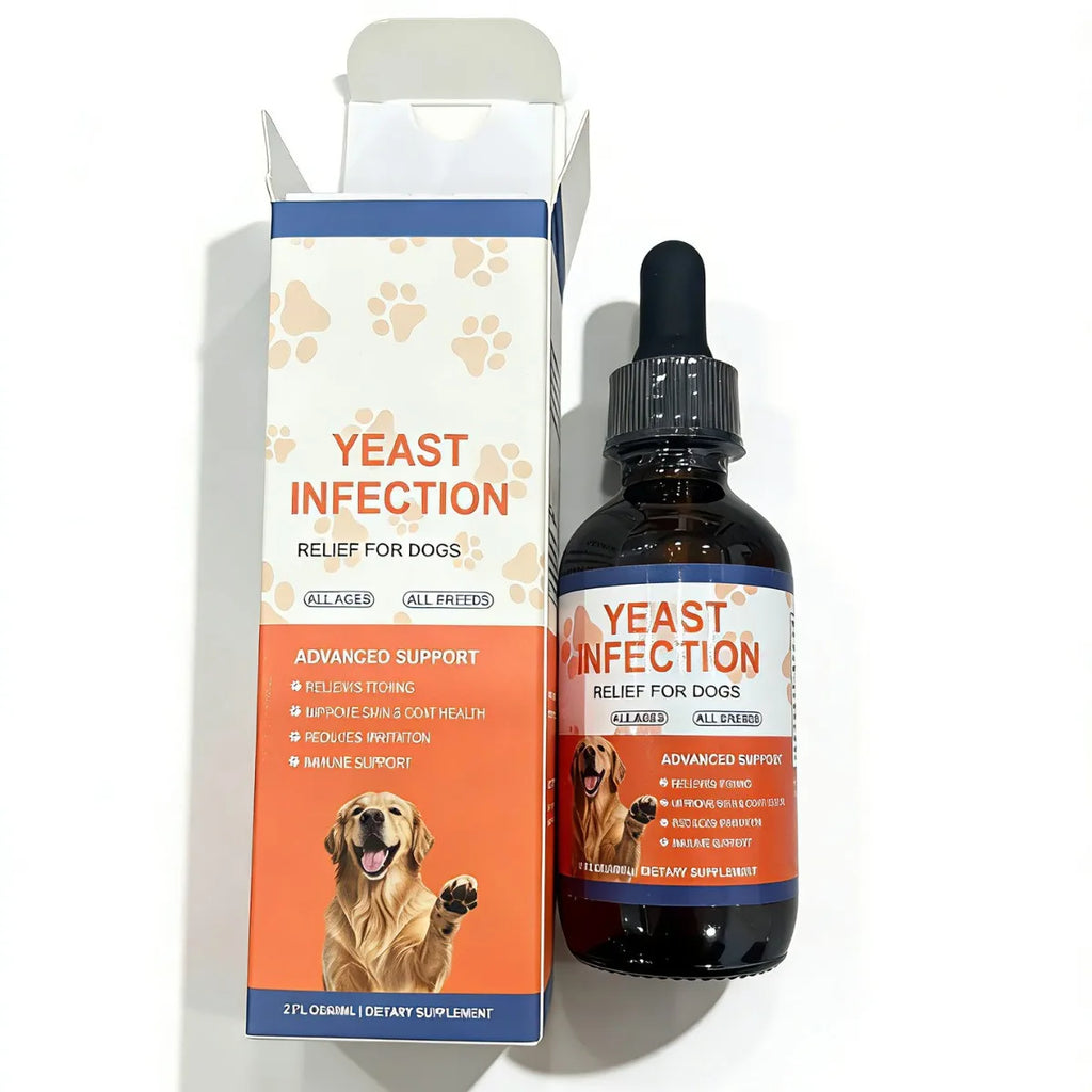60ml Natural Yeast Relief Supplements for Dogs Itch Relief Dog Ear Discomfort