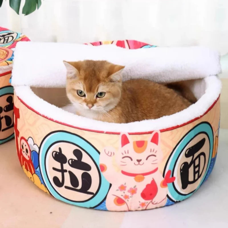 Pet Dog Cat House Kennel Super Large Instant Noodle Warm Dog