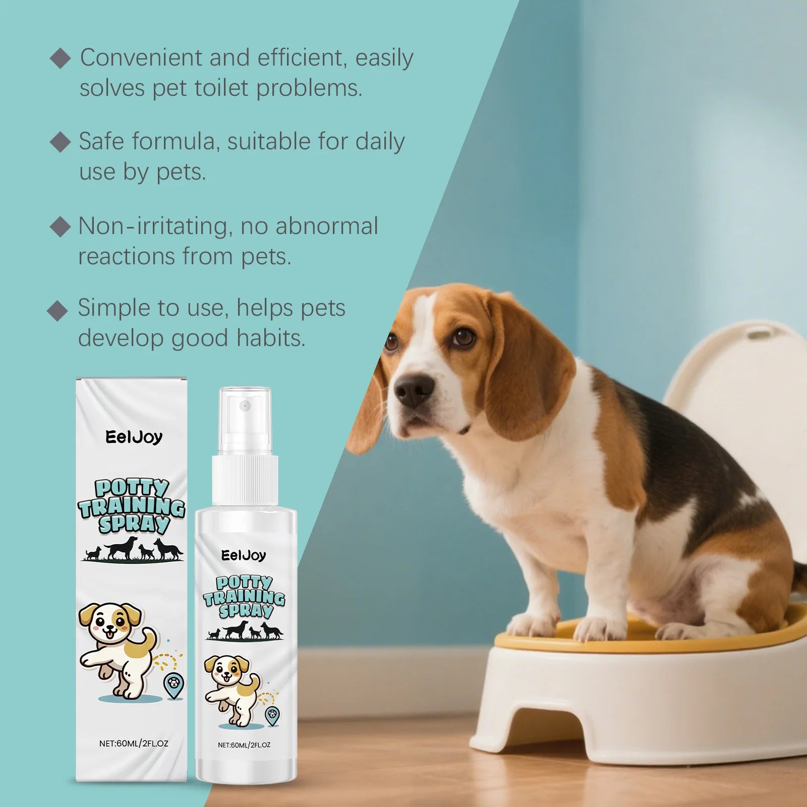 Pet Potty Training Spray Dog Attractant Puppy Behavior Training Potty Training Aid