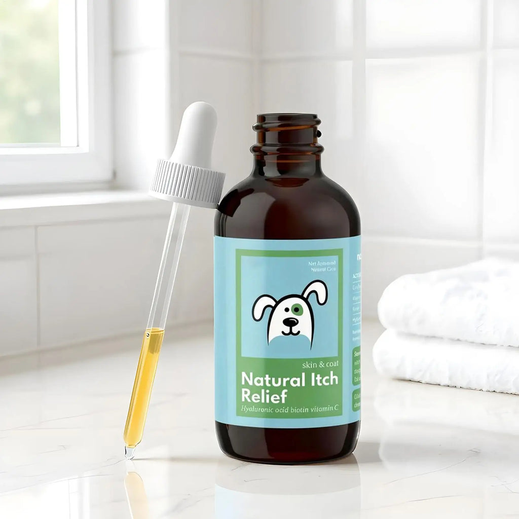 60ml Dog Itch Relief Spray Natural Soothing Oil Anti Itch for Small Large Breeds