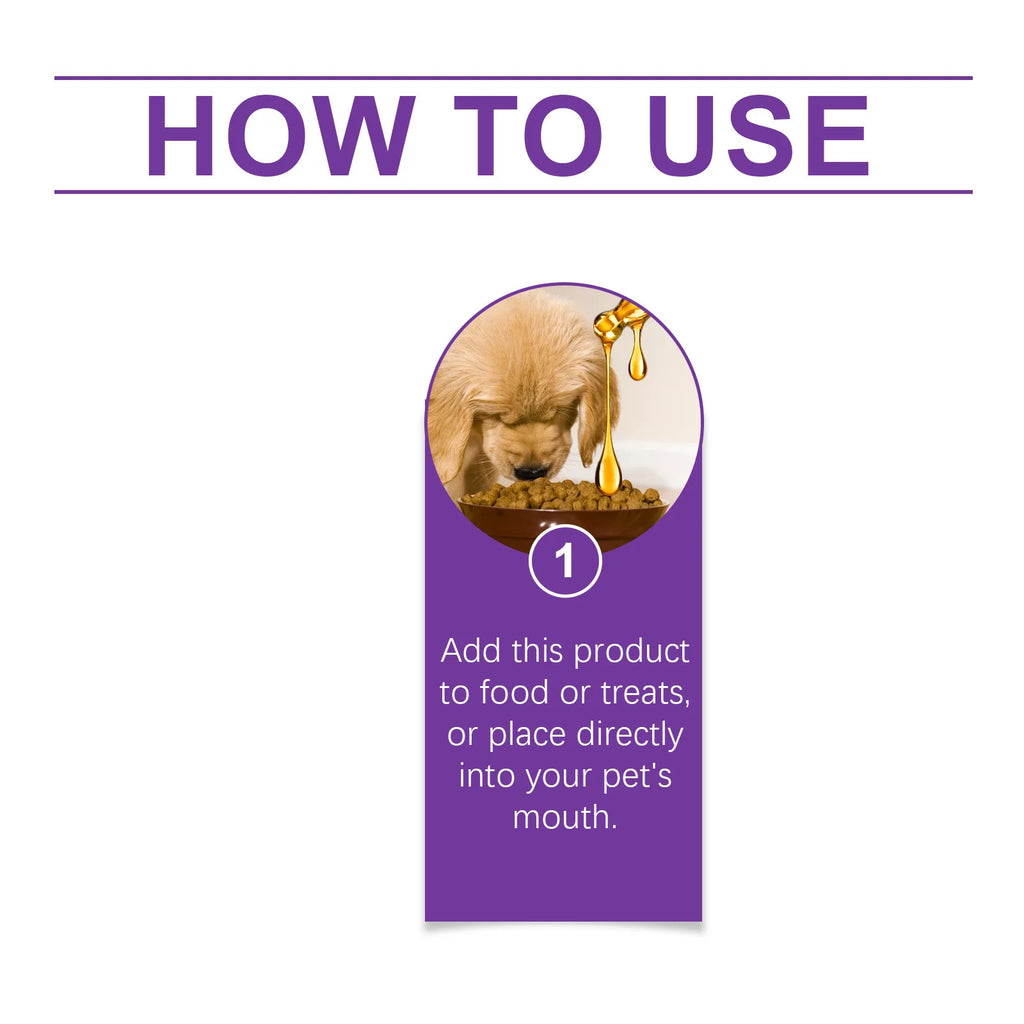 YEGBONG Dog Sleep Support Drops Reduce Anxiety Night Sedation