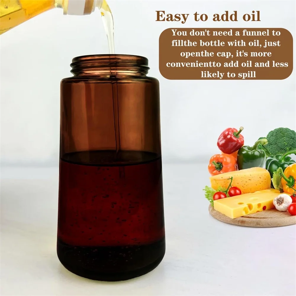 2-in-1 Glass Oil Dispenser & Sprayer