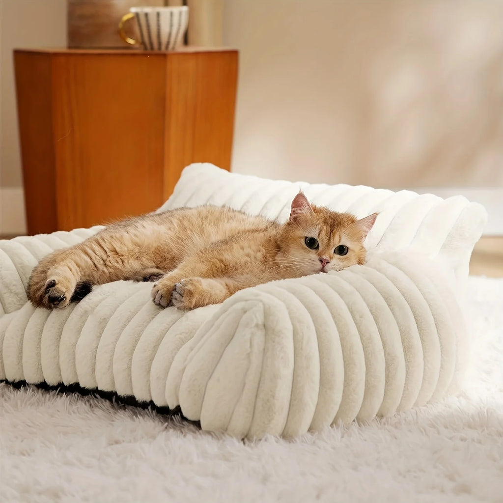 Warm Comfort Cat Sofa  Deep Sleep Cat Bed Pet Basket Kitten House Small Dogs