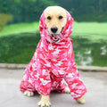 Waterproof Dog Raincoat Hoodie Jacket Rain Poncho Pet Rainwear
