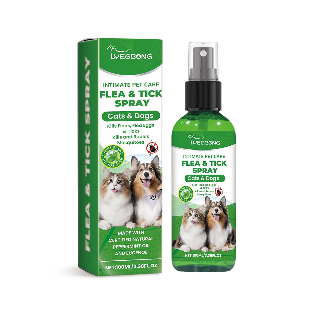 YEGBONG Flea Tick Spray Effective Insect Repellent Eliminate Odor Long Lasting