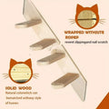 Wooden cat climbing frame