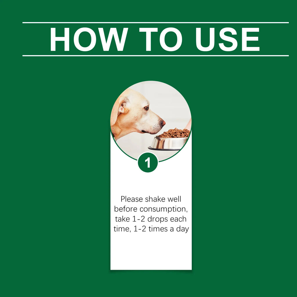60ml Immune-Boosting Multivitamin Supplement for Dogs, Gentle Formula to Relieve Skin Discomfort