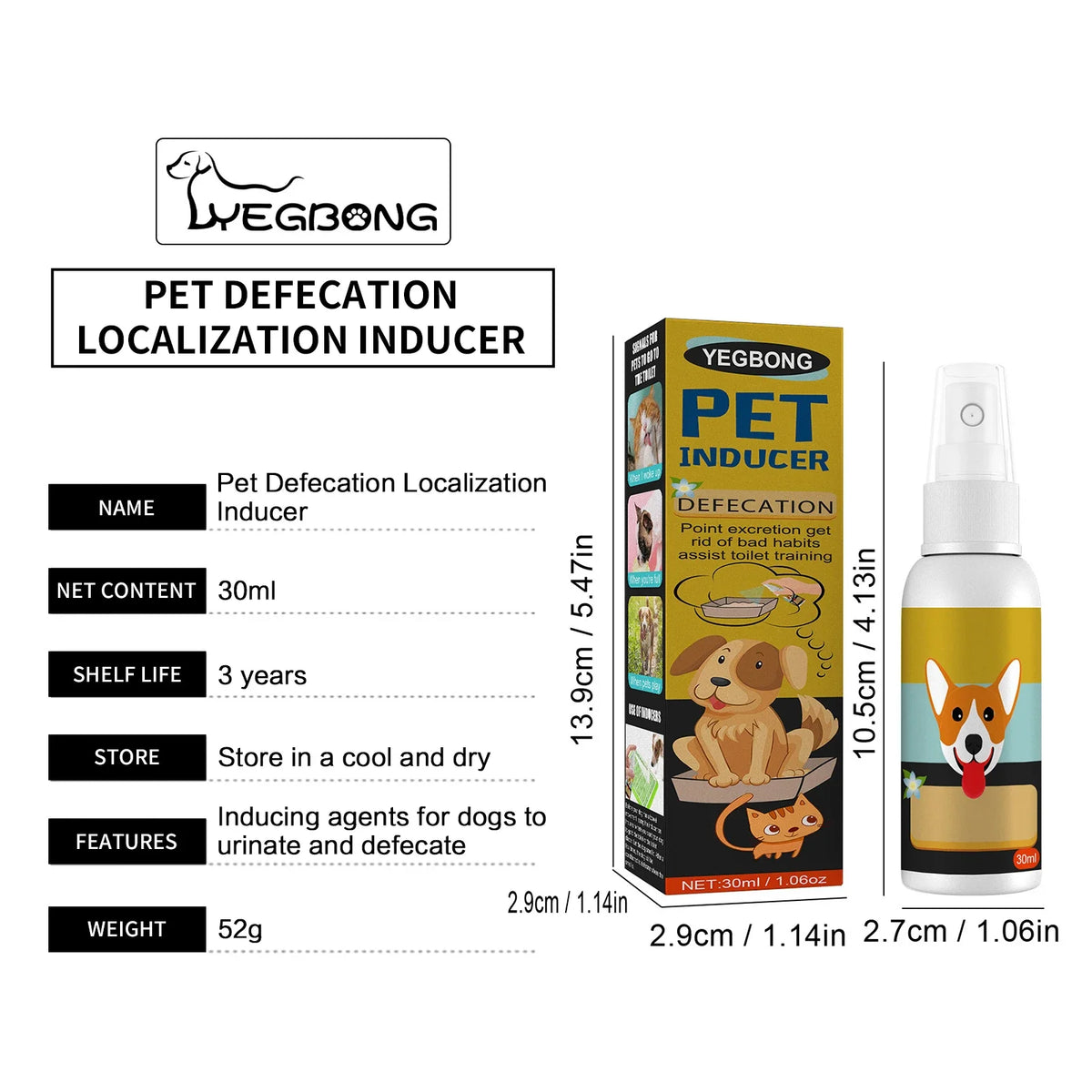 Dog Potty Training Spray Cats Kitten Outdoor Urine Poops