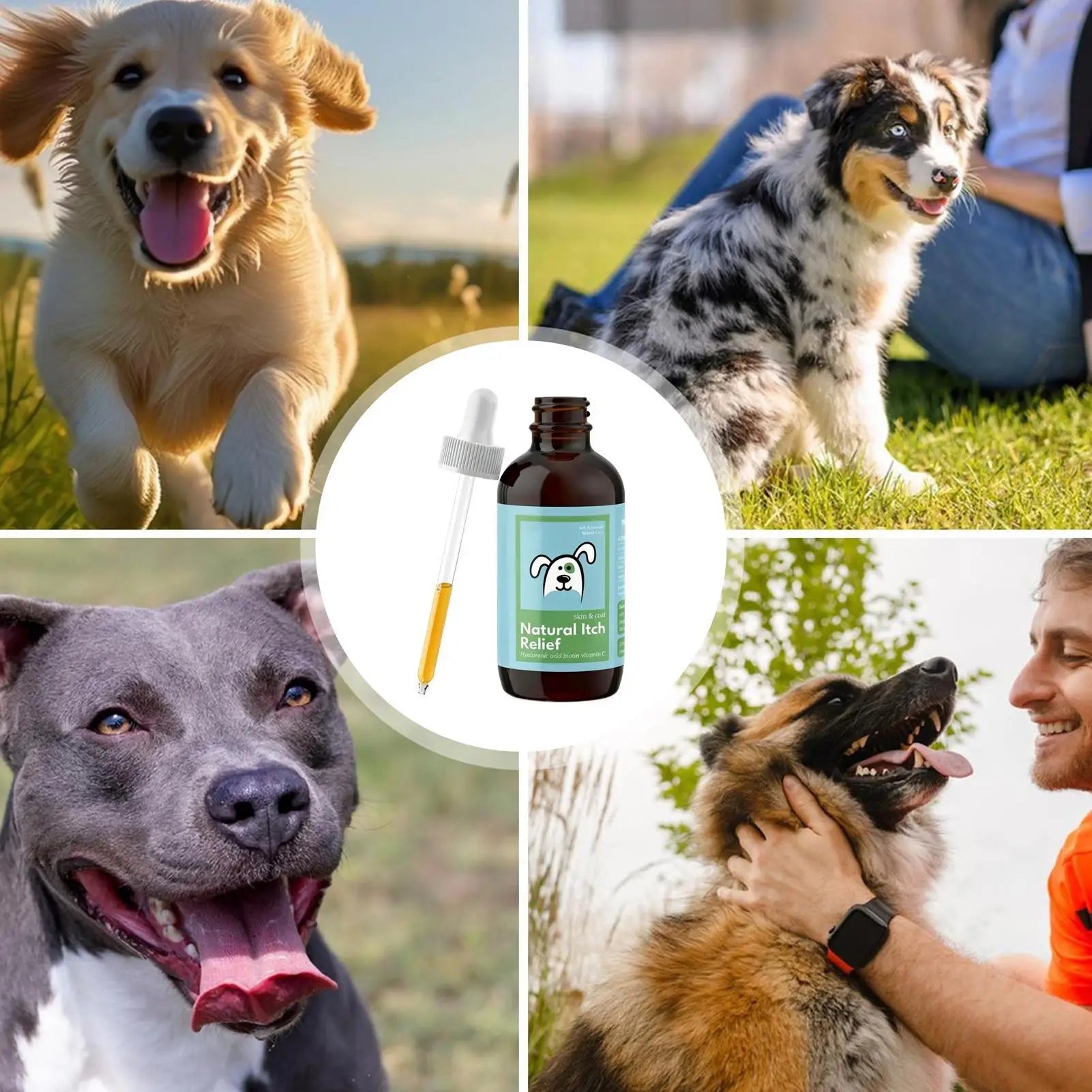 60ml Itch Relief For Dogs 60ml Natural Drops Anti Itch For Dogs