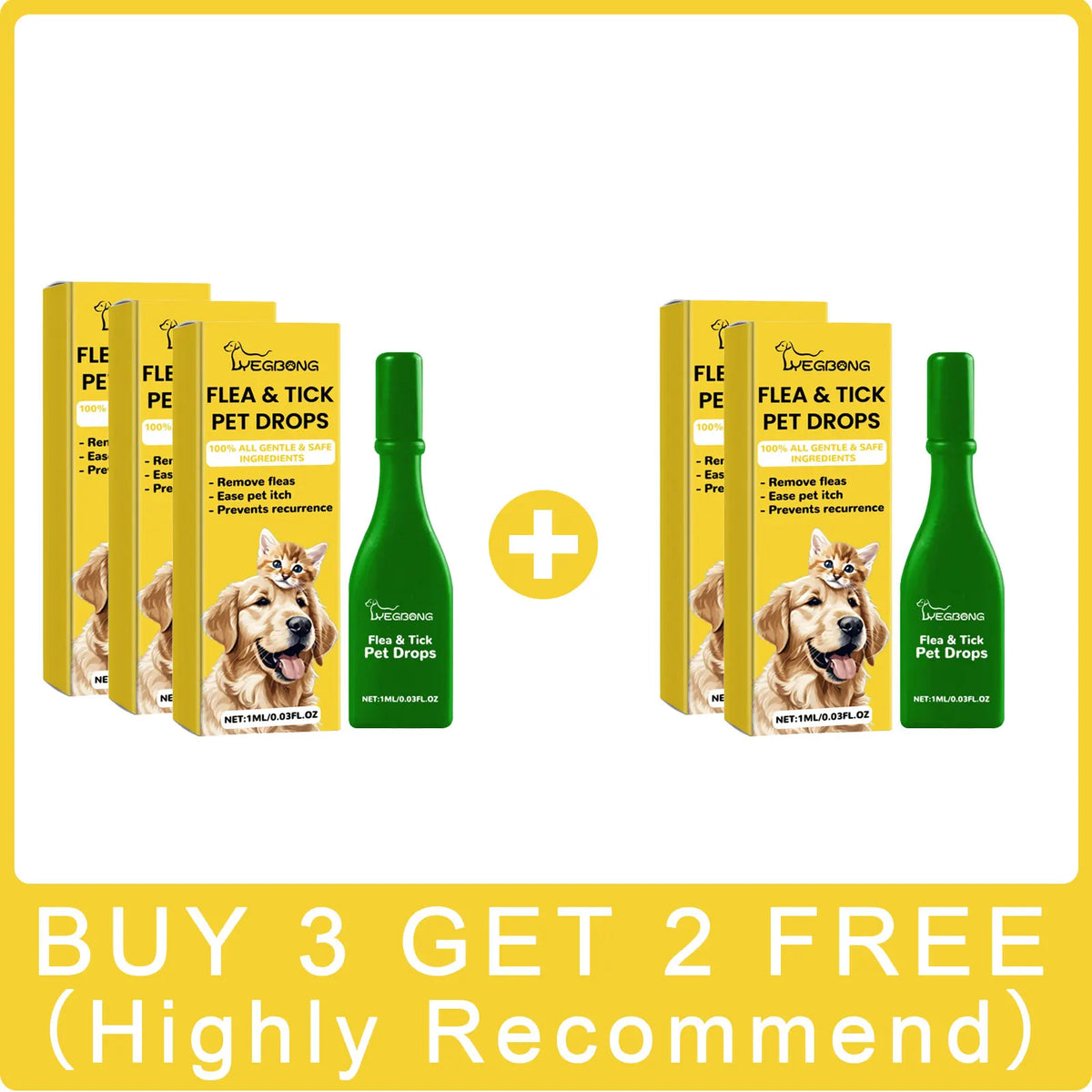 Cat Anti Flea Drops Flea Lice Remove Relieve Skin Itching External Insect Repellent