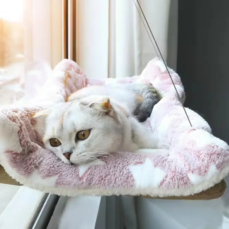 Winter Cat Window Hanging Hammock Bed Suction Cup Space Saving